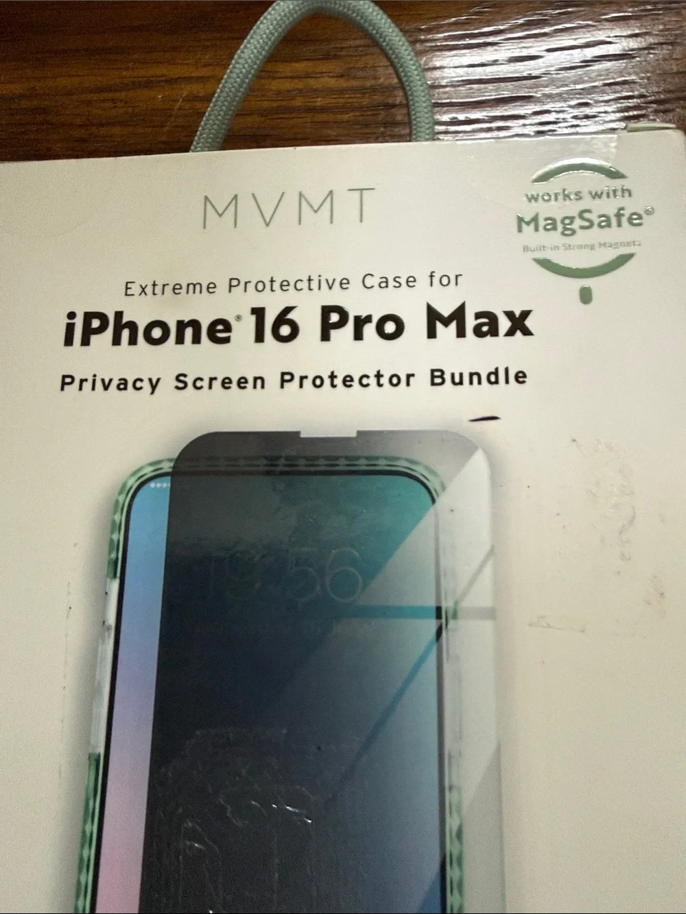 MVMT Salute iPhone 16 Pro Max Case - White with food items & other accents.